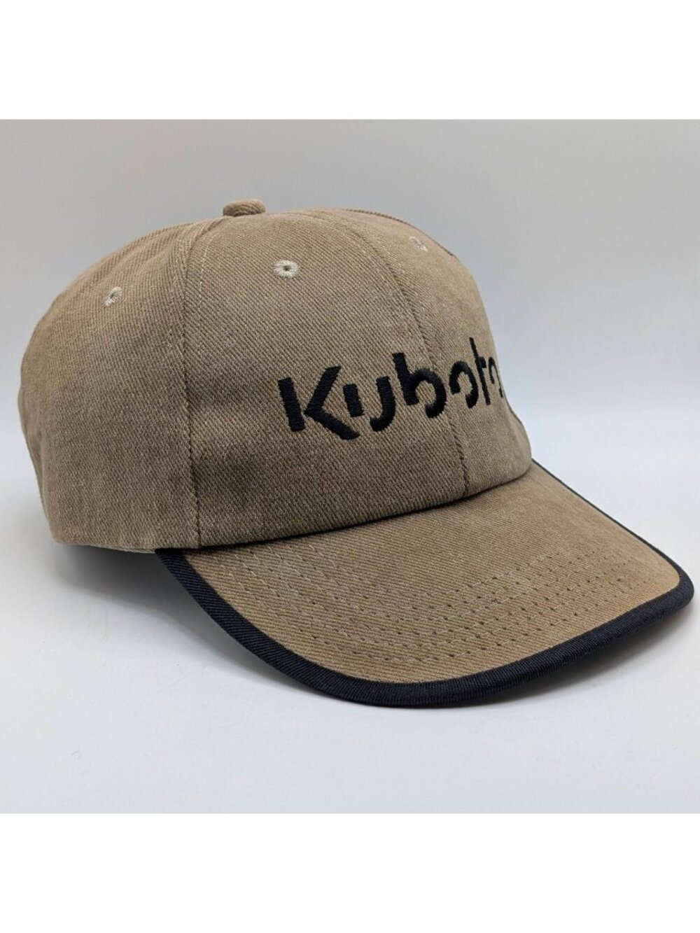 Kubota Brown K-Products Tractor Hat Adjustable Strap Back Cap Work Wear Farm